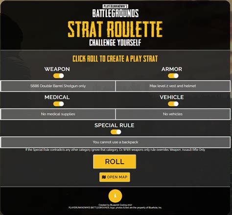 strat roulette pubg|PUBG Strat Roulette Ruleslist.